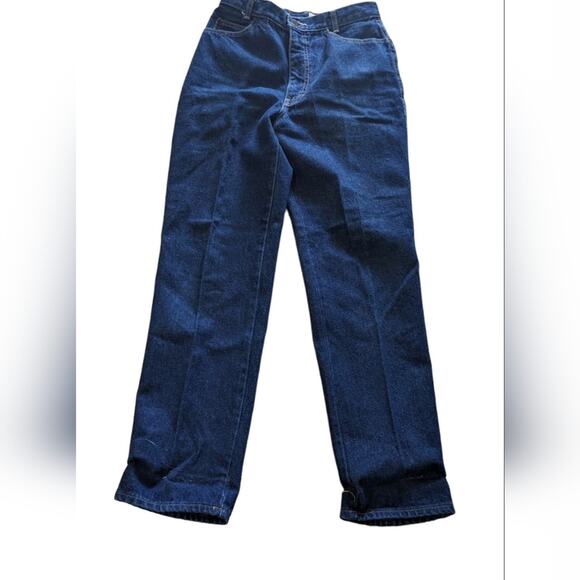 CLEARANCE Calvin Klein Vintage High Rise Dark Wash Ladies Jeans 10 - Picture 4 of 12